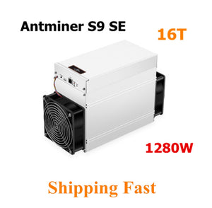 BITMAIN New Asic BTC Miner AntMiner S9 SE 16TH/S Bitcoin BCH Miner Better Than Antminer S9 13.5t 14t S9k S11 S15 S17 T9+ T15 T17