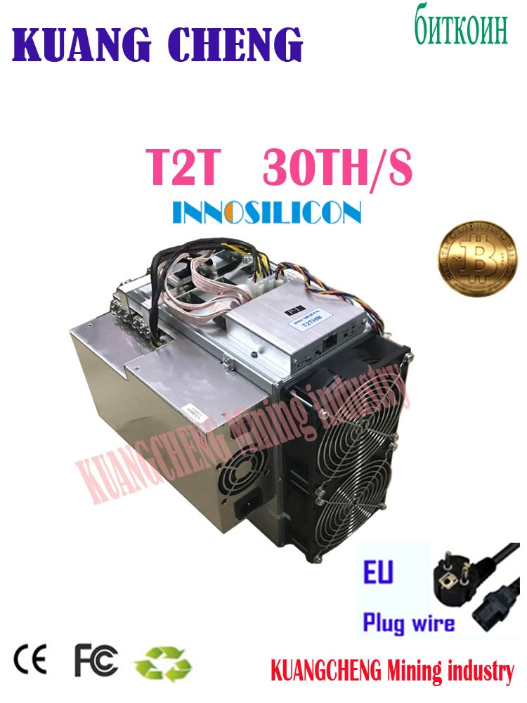 used old 80%-90% Innosilicon T2T 30T With PSU Bitcoin BTC BCH Miner Better Than Antminer S9 S11 S15 S17 T9+ T15 T17 WhatsMiner