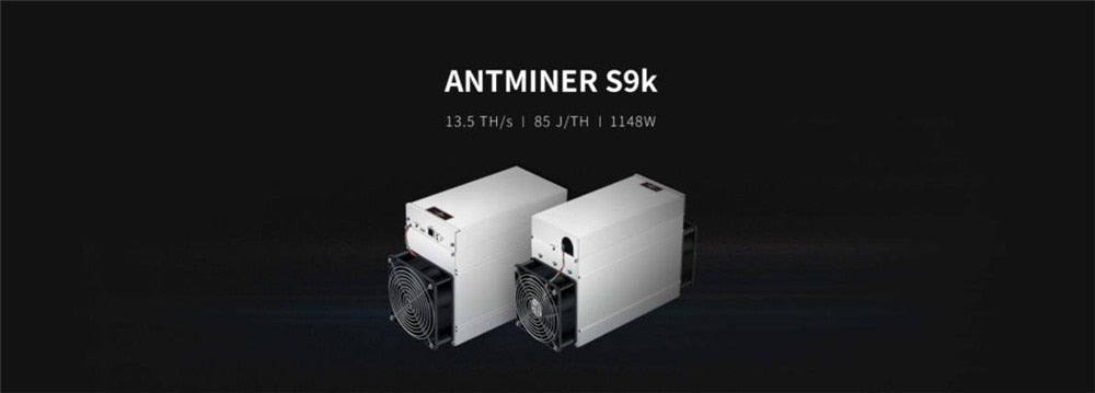 New AntMiner S9k 13.5T With PSU Bitcoin BTC BCH Miner Better Than Antminer S9 13.5t 14t S9j 14.5t S9 SE S15 S17 T17 S17E S17+