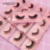 YSDO 1 Pair 3D Mink Eyelashes Fluffy Dramatic Eyelashes Makeup Wispy Mink Lashes Natural Long False Eyelashes Thick Fake Lashes