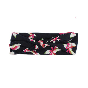 EE BABY HOT Women Headband Cross Top Knot Elastic Hair Bands Soft Solid Girls Hairband Hair Accessories Twisted Knotted Headwrap