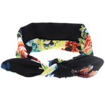 EE BABY HOT Women Headband Cross Top Knot Elastic Hair Bands Soft Solid Girls Hairband Hair Accessories Twisted Knotted Headwrap