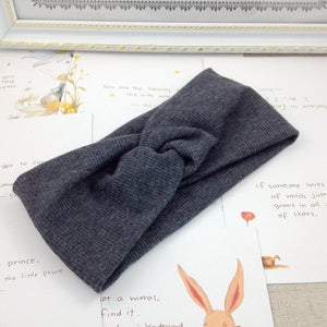 EE BABY HOT Women Headband Cross Top Knot Elastic Hair Bands Soft Solid Girls Hairband Hair Accessories Twisted Knotted Headwrap