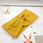 EE BABY HOT Women Headband Cross Top Knot Elastic Hair Bands Soft Solid Girls Hairband Hair Accessories Twisted Knotted Headwrap