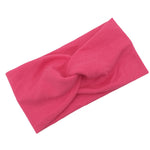 EE BABY HOT Women Headband Cross Top Knot Elastic Hair Bands Soft Solid Girls Hairband Hair Accessories Twisted Knotted Headwrap