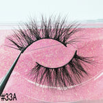 YSDO 1 Pair 3D Mink Eyelashes Fluffy Dramatic Eyelashes Makeup Wispy Mink Lashes Natural Long False Eyelashes Thick Fake Lashes
