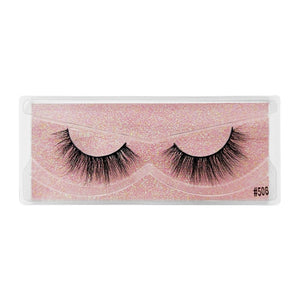 YSDO 1 Pair 3D Mink Eyelashes Fluffy Dramatic Eyelashes Makeup Wispy Mink Lashes Natural Long False Eyelashes Thick Fake Lashes