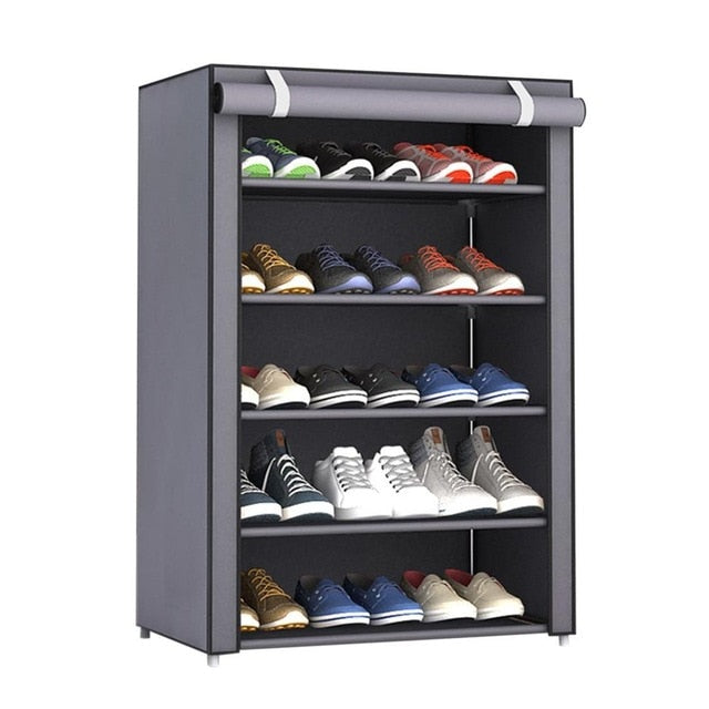 Multi-layer Assembled Shoe Rack Dust-proof Storage Shoe Cabinet Home Shoe Stand Dormitory Simple Storage Shelf Organizer Holder