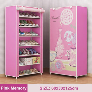 Multi-layer Assembled Shoe Rack Dust-proof Storage Shoe Cabinet Home Shoe Stand Dormitory Simple Storage Shelf Organizer Holder