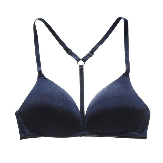 Summer Seamless Push Up Y-Line Straps Bra Bralette Sexy Front Clouse Women Bra Underwear