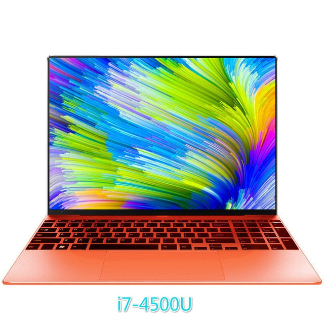 15.6 Inch Quad-Core Gaming Laptop Mobile 12G RAM 1TB HDD 512G 256G 128GSSD Business Netbook Ultra-Thin Portable J4105 Pink Red