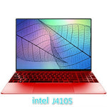 15.6 Inch Quad-Core Gaming Laptop Mobile 12G RAM 1TB HDD 512G 256G 128GSSD Business Netbook Ultra-Thin Portable J4105 Pink Red