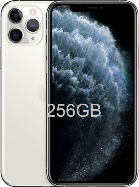 Original New iPhone 11 Pro/Pro Max Triple Rear Camera 5.8/6.5" Super AMOLED Display A13 Chipset IOS 13 Smart Phone MI BlueTooth