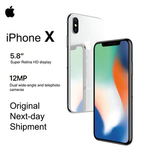 Brand New Apple iPhone X 5.8" OLED Super Retina Display 4G LTE FaceID 12MP Camera Bluetooth IOS 11 IP67 Waterproof