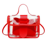 2020 Spring Summer Fashion Women's Transparent Square Sling Bag Cool PVC Shoulder Bag Messenger Bag Mobile Sweet Lady Bag