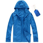 New Men's Quick Dry Skin Jackets Women Coats Ultra-Light Casual Windbreaker Waterproof Windproof Brand Clothing SEA211