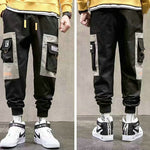 Streetwear Men's Multi Pockets Cargo Harem Pants Hip Hop Casual Male Track Pants Joggers Trousers Fashion Harajuku Men Pants