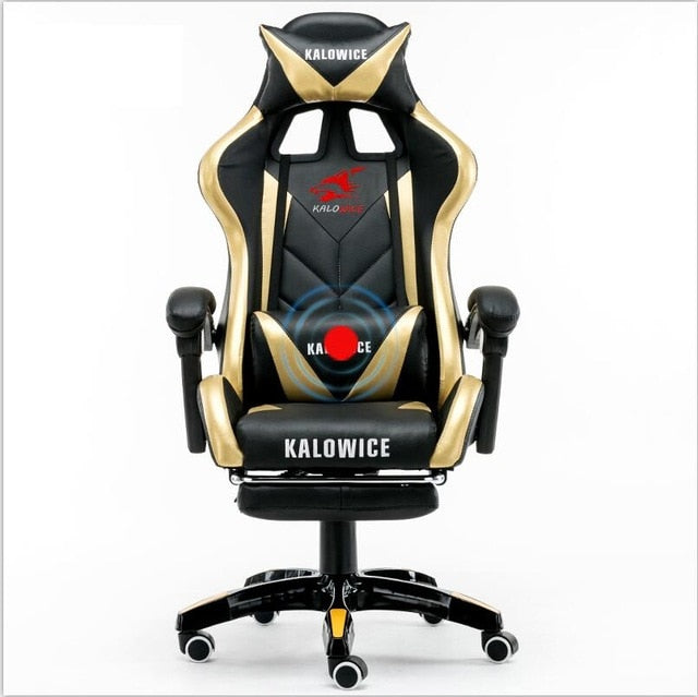 New arrival Racing synthetic Leather gaming chair Internet cafes WCG computer chair comfortable lying household Chair