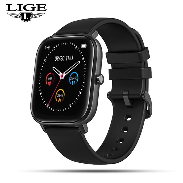 LIGE 2020 New women digital watches Waterproof sports for xiaomi iPhone Multifunctional sport electronic watch men women watch