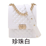 PVC Summer Jelly Bag Mini Crossbody Bags for Women 2020 Rainbow Color Women's Handbags and Purses Graffiti Messenger Phone Bags