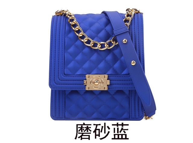 PVC Summer Jelly Bag Mini Crossbody Bags for Women 2020 Rainbow Color Women's Handbags and Purses Graffiti Messenger Phone Bags