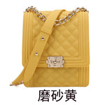 PVC Summer Jelly Bag Mini Crossbody Bags for Women 2020 Rainbow Color Women's Handbags and Purses Graffiti Messenger Phone Bags