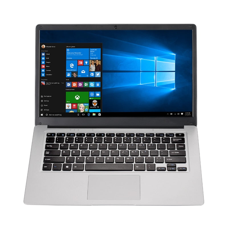 15.6 inch Student Laptop 4GB RAM 64GB ROM for Intel Celeron N3050 Windows 10 Computer with Bluetooth Camera for game netbook