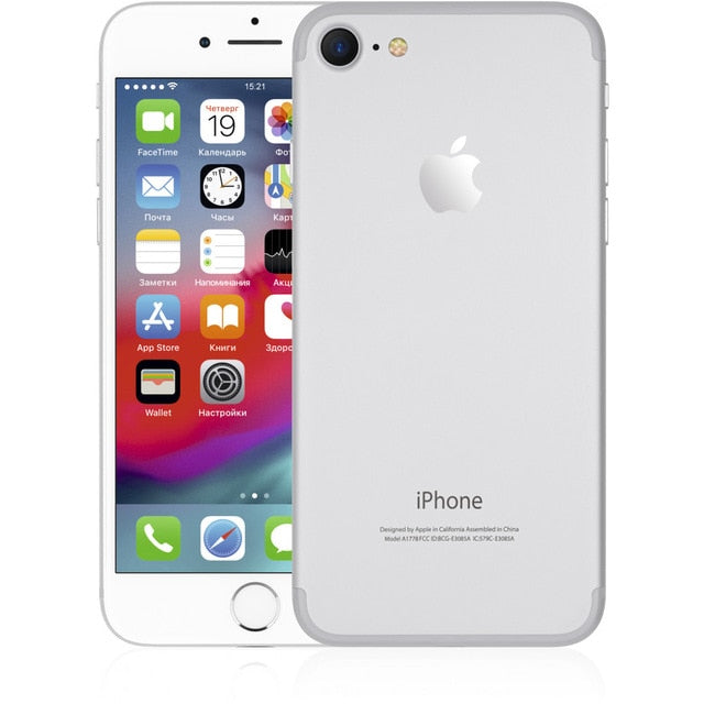 Mobile Phones Remade Iphone7 32Gb smartphone smartphones iOS Iphone 7 A1778 4.7'' 16:9 1334 x 750 2.36GHz 4 Core 2GB RAM 32GB ROM 12Mpix/7 mpx 1 Sim LTE NFC GPS 1950 mah iOS12 I phone