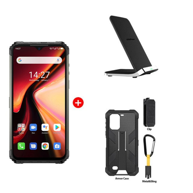 Ulefone Armor 7 Rugged Mobile Phone Android 10 Helio P90 8GB+128GB 2.4G/5G WiFi IP68 48MP CAM 4G LTE Global Version Smartphone