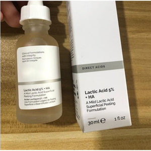 The Ordinary AHA 30%+ BHA 2% Niacinamide 10% + Zinc 1% Lactic Acid5% + HA 2% Exfoliating Face Peeling Solution Hyaluronic Acid