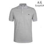 Man Polo Shirt Brand Mens Casual Deer Embroidery Polo shirt Men Short Sleeve High Quantity Polo Men 251