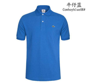 Man Polo Shirt Brand Mens Casual Deer Embroidery Polo shirt Men Short Sleeve High Quantity Polo Men 251