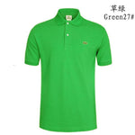 Man Polo Shirt Brand Mens Casual Deer Embroidery Polo shirt Men Short Sleeve High Quantity Polo Men 251