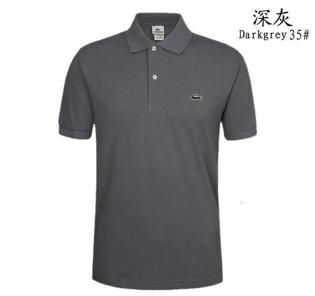 Man Polo Shirt Brand Mens Casual Deer Embroidery Polo shirt Men Short Sleeve High Quantity Polo Men 251