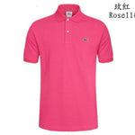 Man Polo Shirt Brand Mens Casual Deer Embroidery Polo shirt Men Short Sleeve High Quantity Polo Men 251