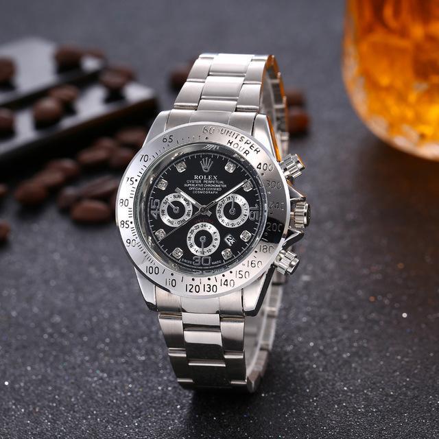 Top Luxury Brand WINNER Black Watch Men women Casual Male Watches Business Sports Military Stainless Steel Watch0118