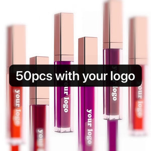 Private Label Bulk Cosmetics Lip Liquid Matte Lipstick Lipgloss High Quality Custom Logo Wholesale Make Your Own Makeup Brand