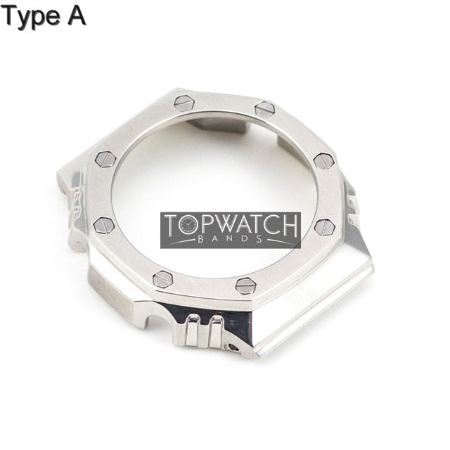 For GA2100 Watch Band Strap Bezel/Case 316L Stainless Steel Metal Steel Belt With Tools Wholesale Watchband GA-2100 GA2110