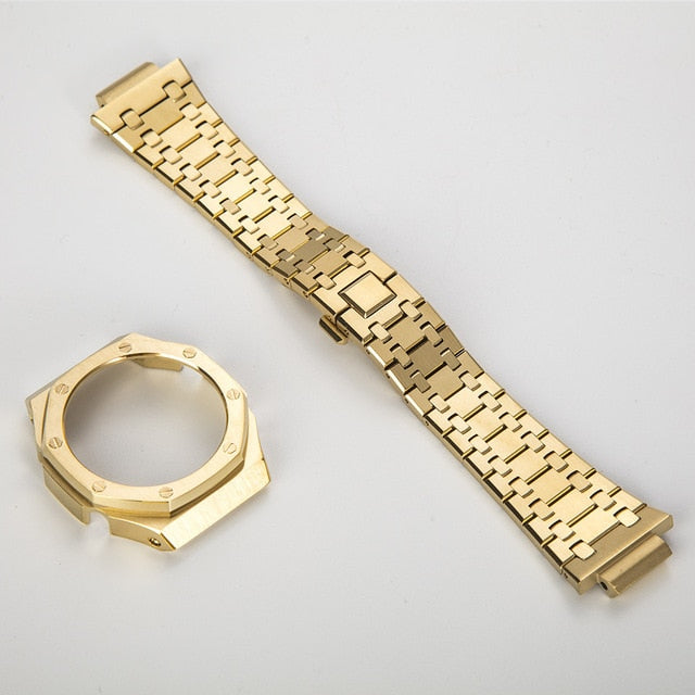 GA2100 The Second Generation Watch Set Modification GA2110 Watchband Bezel 100% Metal 316L Stainless Steel