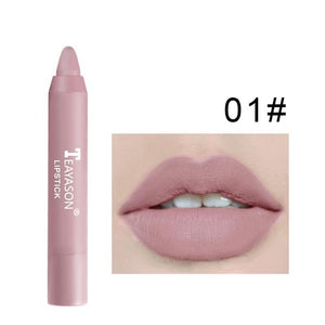 TEAYASON 12 Colors matte lipstick Lip Tint Lipstick Pen makeup waterproof maquillaje maquiagem Long lasting sexy make up TSLM1