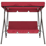 Swing chair top cover courtyard swing seat cover for 3-Seater Anti-UV Waterproof outdoor furniture dust covers balcony sunshade