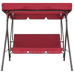 Swing chair top cover courtyard swing seat cover for 3-Seater Anti-UV Waterproof outdoor furniture dust covers balcony sunshade