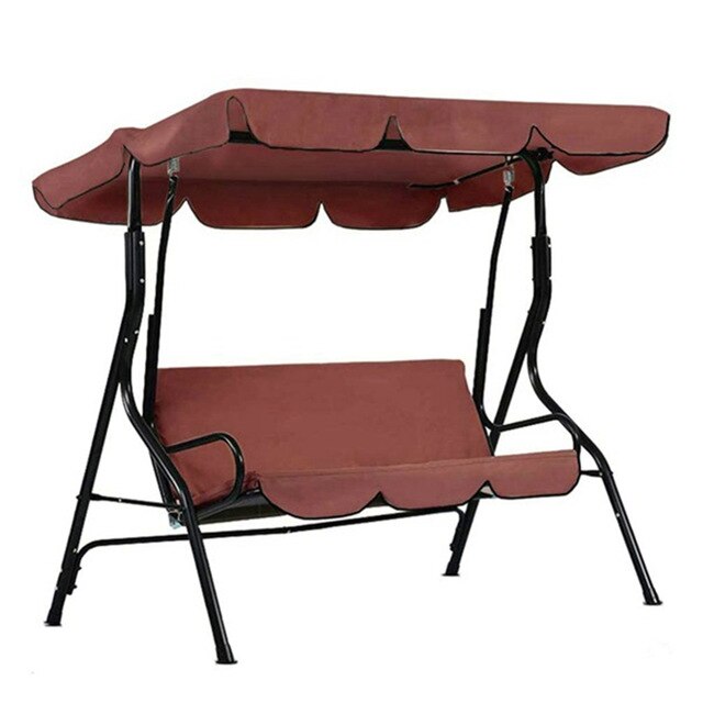 Swing chair top cover courtyard swing seat cover for 3-Seater Anti-UV Waterproof outdoor furniture dust covers balcony sunshade