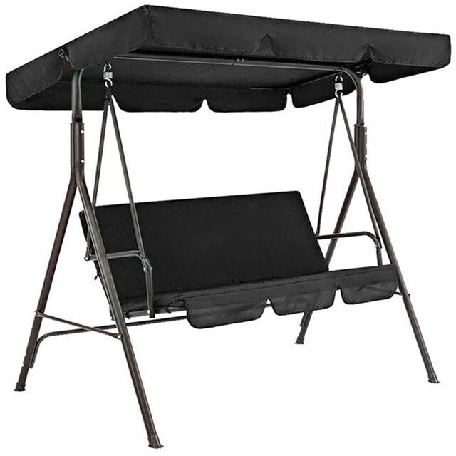 Swing chair top cover courtyard swing seat cover for 3-Seater Anti-UV Waterproof outdoor furniture dust covers balcony sunshade