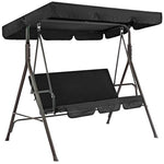 Swing chair top cover courtyard swing seat cover for 3-Seater Anti-UV Waterproof outdoor furniture dust covers balcony sunshade