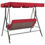 Swing chair top cover courtyard swing seat cover for 3-Seater Anti-UV Waterproof outdoor furniture dust covers balcony sunshade