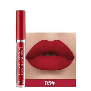 HANDAIYAN Lipstick nude 12 Colors Lipgloss Set Natural Moisturizer Waterproof matte makeup lip stick maquiagem Lips make up TSLM