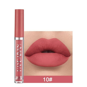 HANDAIYAN Lipstick nude 12 Colors Lipgloss Set Natural Moisturizer Waterproof matte makeup lip stick maquiagem Lips make up TSLM