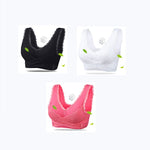 3PCS Big Size Bras Push Up Gather Lace Trim Lingerie Sexy Front Clouse Bra Sleep Sports Bralette Brassiere нижнее белье