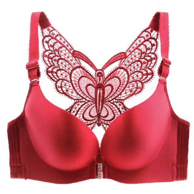 Beauty Back Bras Sexy Gather Push Up Butterfly Lingerie Women Front Clouse Underwear Seamless Bralette Brassiere нижнее белье